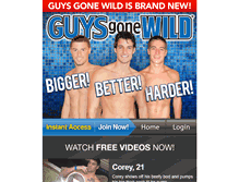 Tablet Screenshot of guysgonewild.com